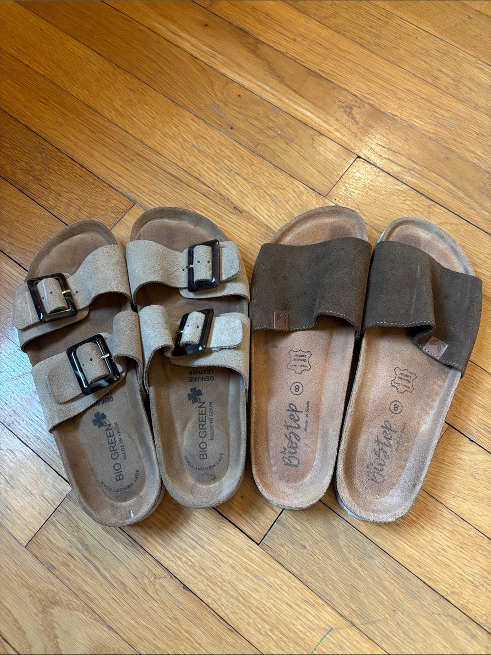 Bundle Leather Sandals Bio Green & Bio Step - Picture 3 of 10